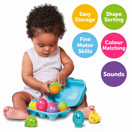 Hide and Squeak Bright Eggs