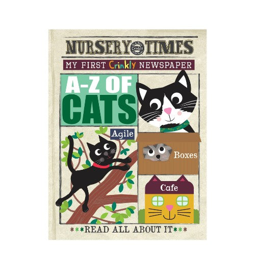 A-Z of Cats – Nursery Times Crinkly Newspaper