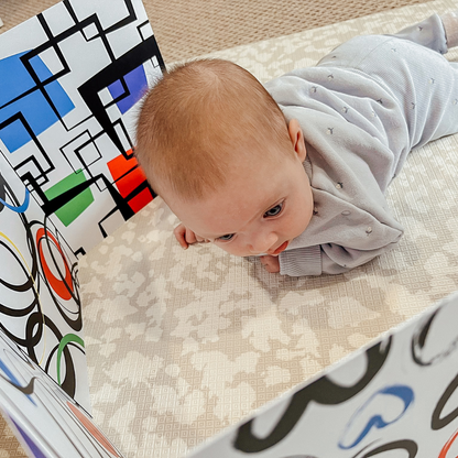 Colourful Pull Out Tummy Time Sensory Board