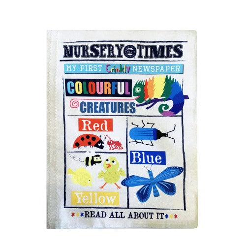 Colourful Creatures - Crinkly Newspaper