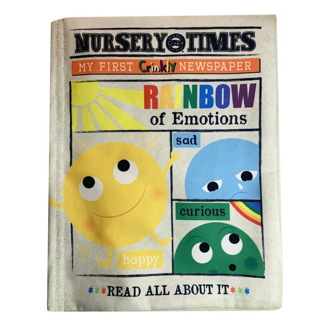 Rainbow of Emotions Crinkly Newspaper