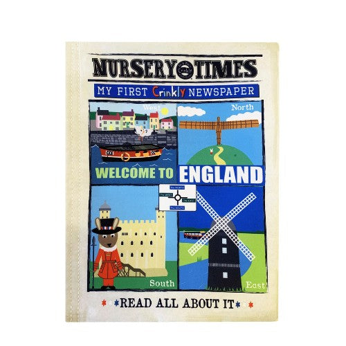 Welcome to England - Crinkly Newspaper