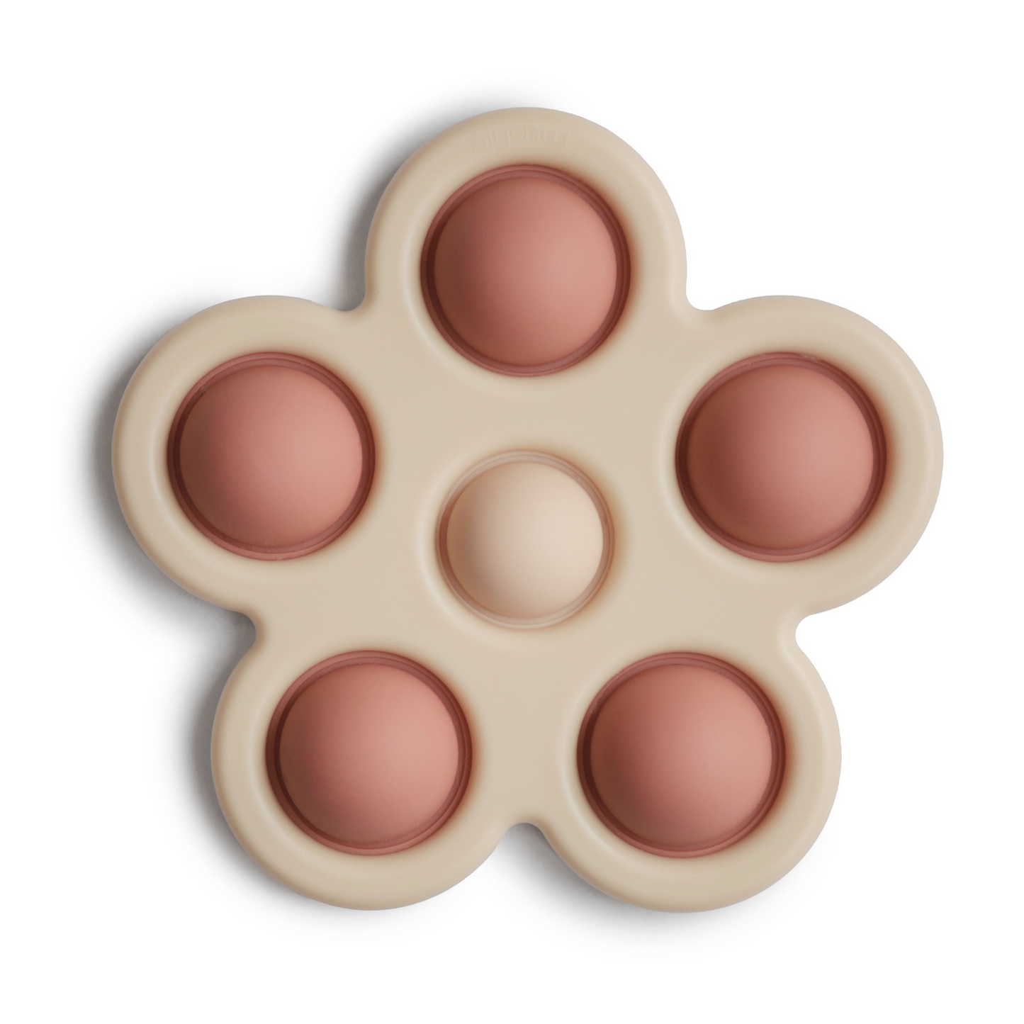 Mushie Flower Popper Press Toy | Blush