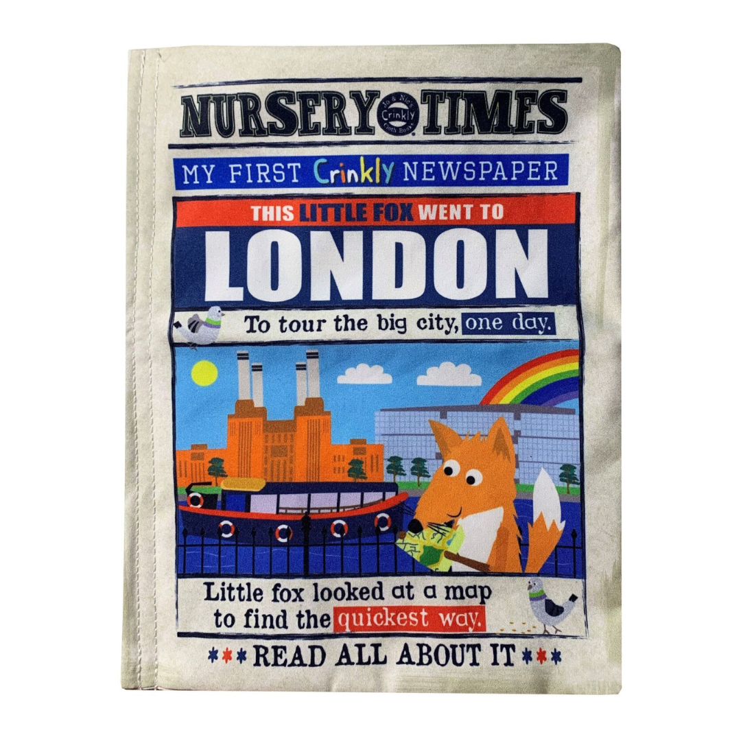 Nursery Times | Crinkly Newspaper | London Fox