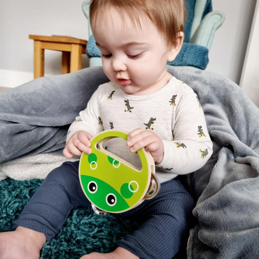 Frog Hand Shaker Tambourine