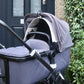 The Gallery | Black and White Pram Hood Toy