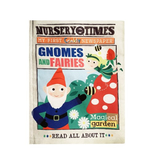 Gnomes and Fairies Crinkly Newspaper
