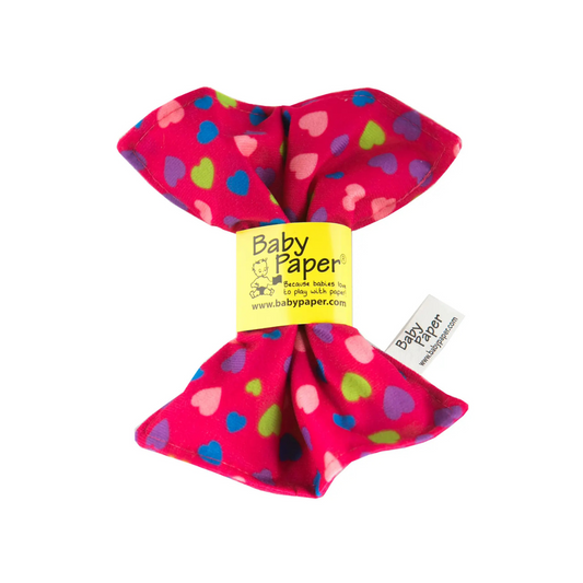 Baby Paper | Crinkle Toy | Hearts