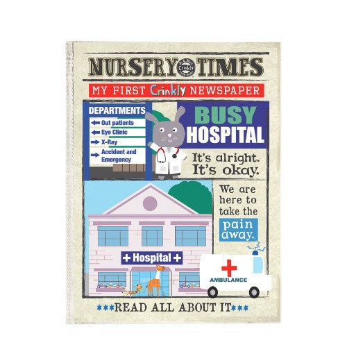 Busy Hospital - Crinkly Newspaper