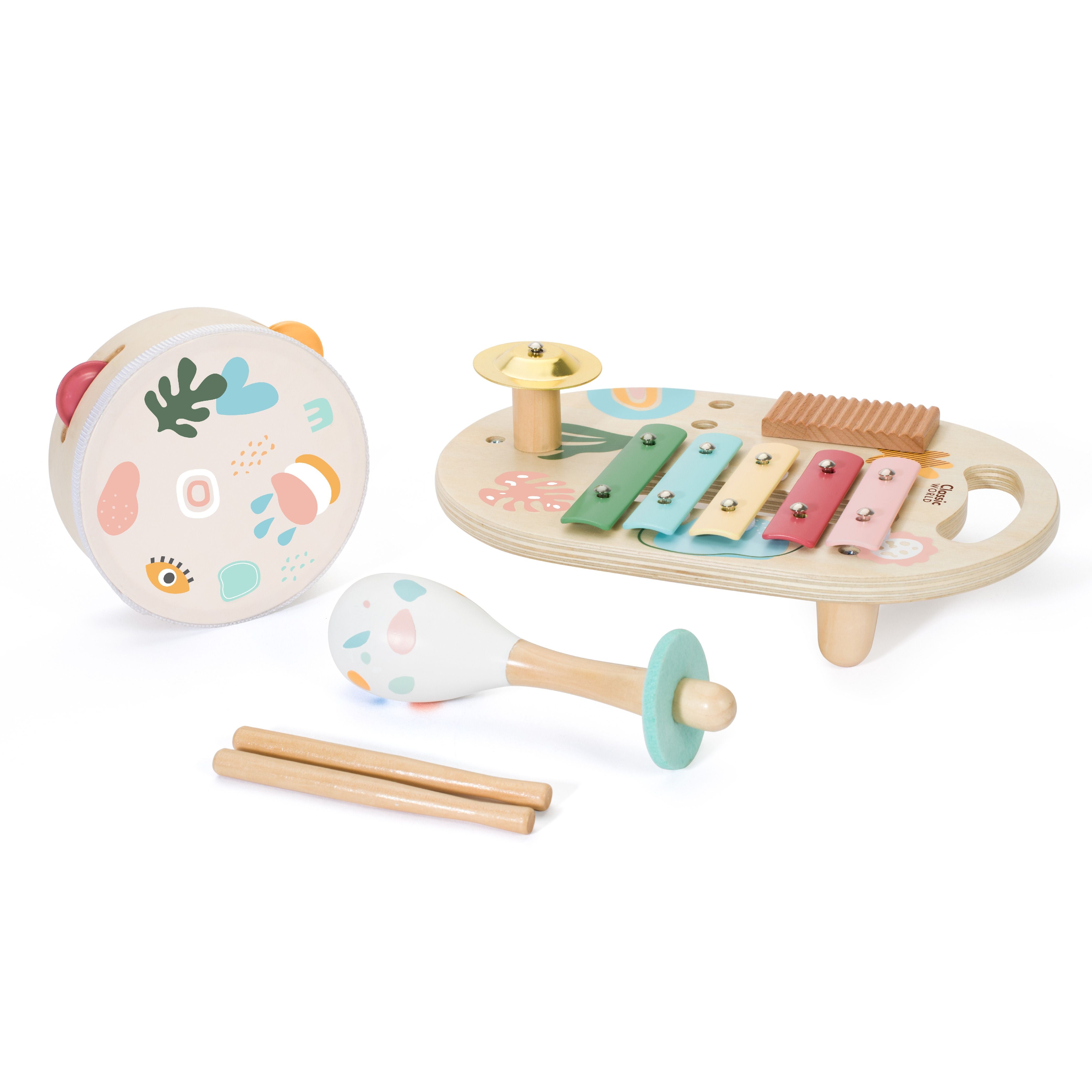 Wooden Music Set Out The Box Baby Gifts