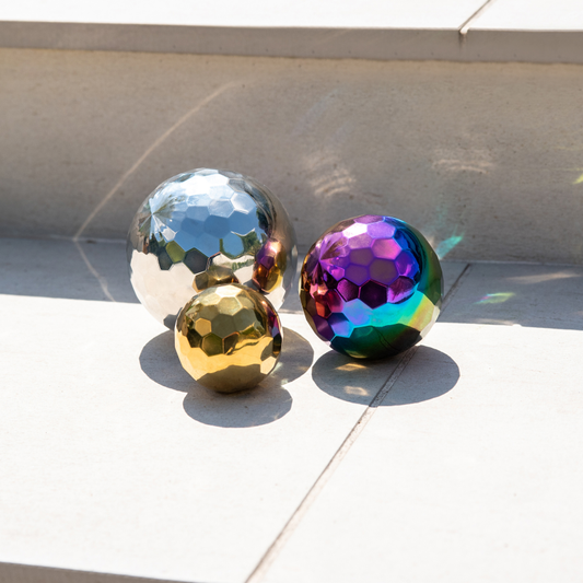 Sensory Steel Mosaic Balls
