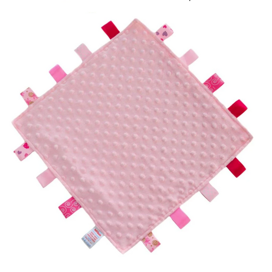 Taggy Blanket - Pink