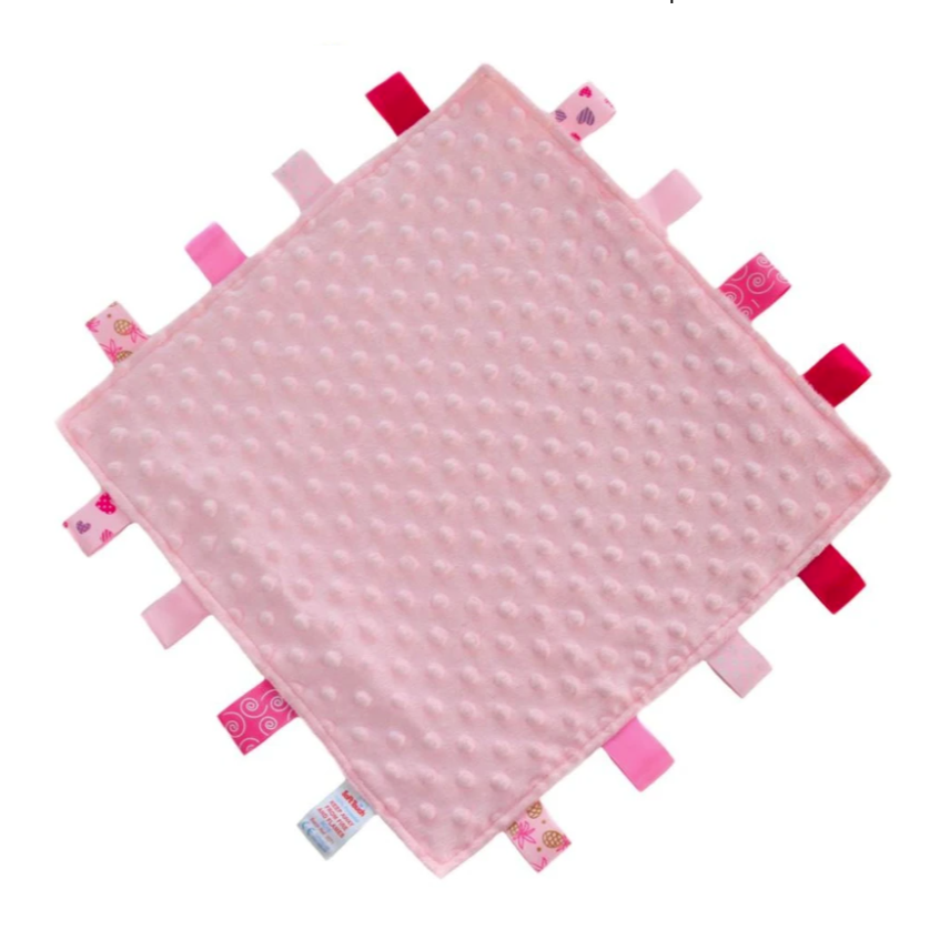Taggy Blanket - Pink