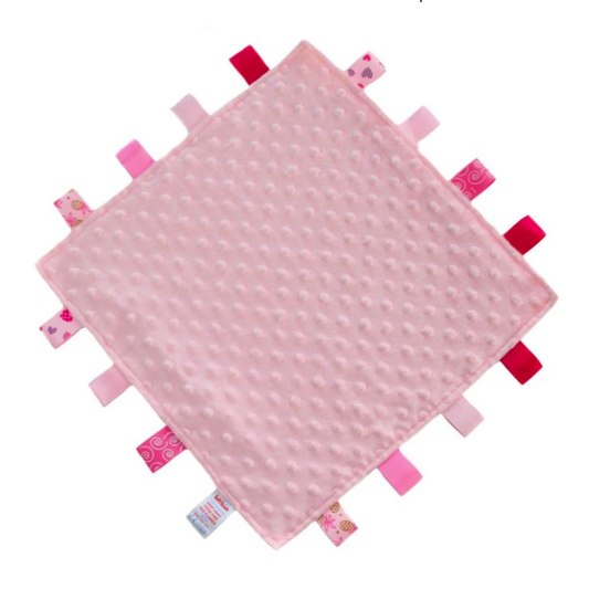 Taggy Blanket - Pink