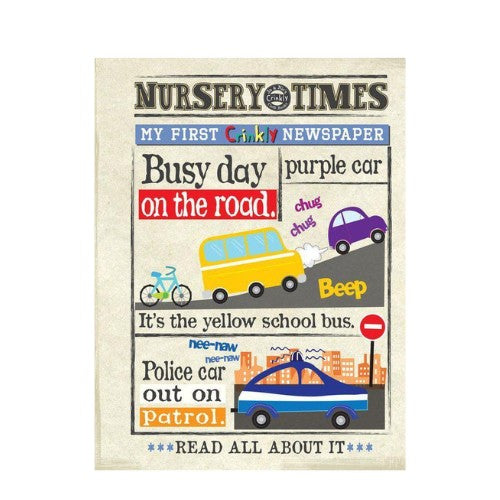 On The Road - Crinkly Newspaper