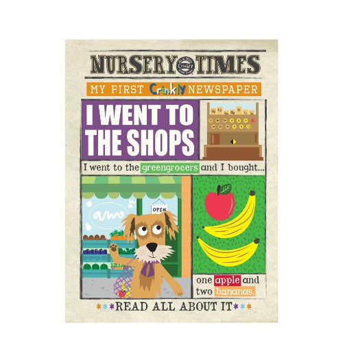 Let’s Go Shopping – Crinkly Newspaper