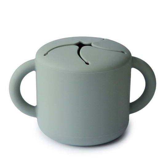 Mushie Snack Cup | Cambridge Blue