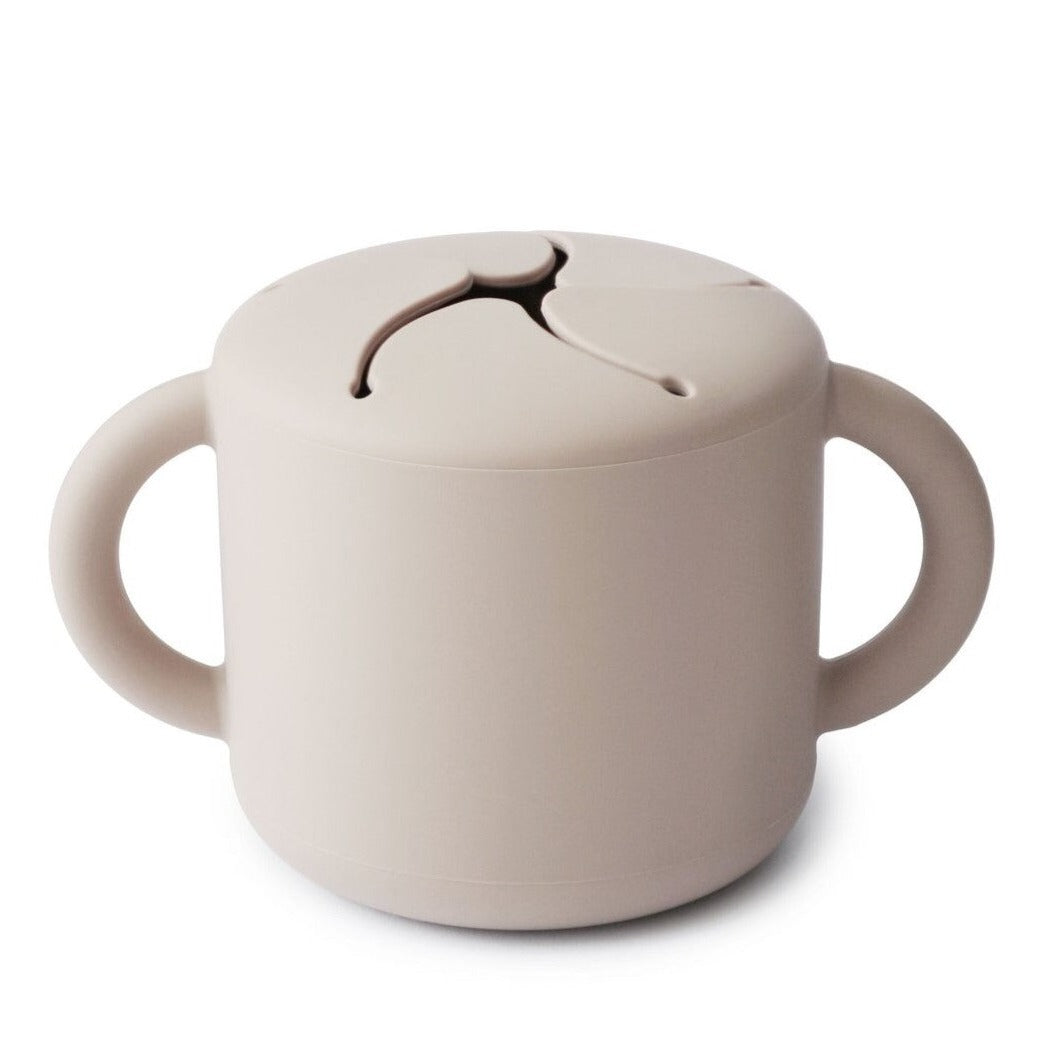 Mushie Snack Cup | Ivory