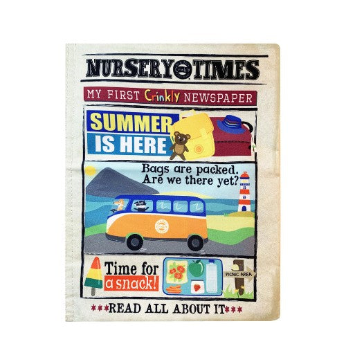 Summer Holidays - Crinkly Newspaper