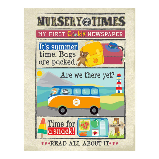 Nursery Times | Crinkly Newspaper | Summer Holidays