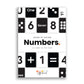 Monochrome Number Flashcards