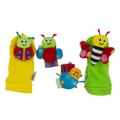 Lamaze Gardenbug Wrist Rattle Footfinder Set