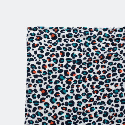 Etta Loves | XL Orange Leopard Muslin