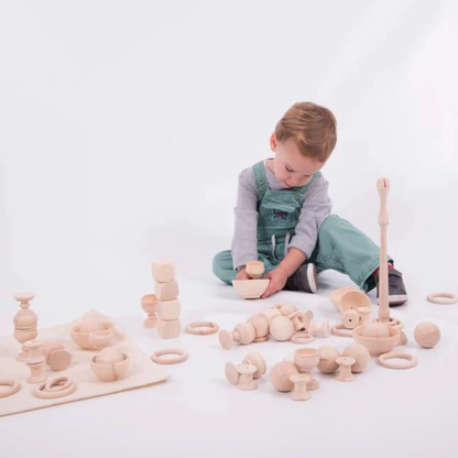 Large Natural Play Set | Heuristic Play | Loose Parts Play 63pcs