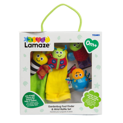 Lamaze Gardenbug Wrist Rattle Footfinder Set