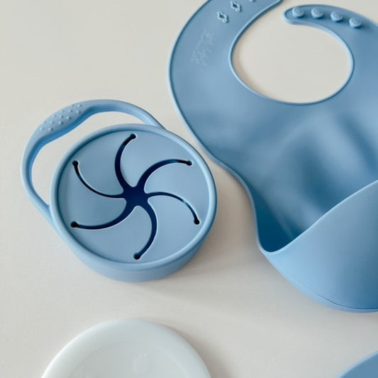 Feeding Set | 9 Piece Weaning | Bright Blue