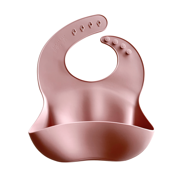 Silicone Feeding Bib | Blush