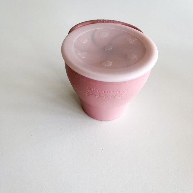 Snack Cup | Collapsible Snack Pot | Blush