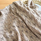 Knitted Cotton Blanket | Camel