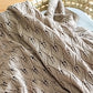 Knitted Cotton Blanket | Camel