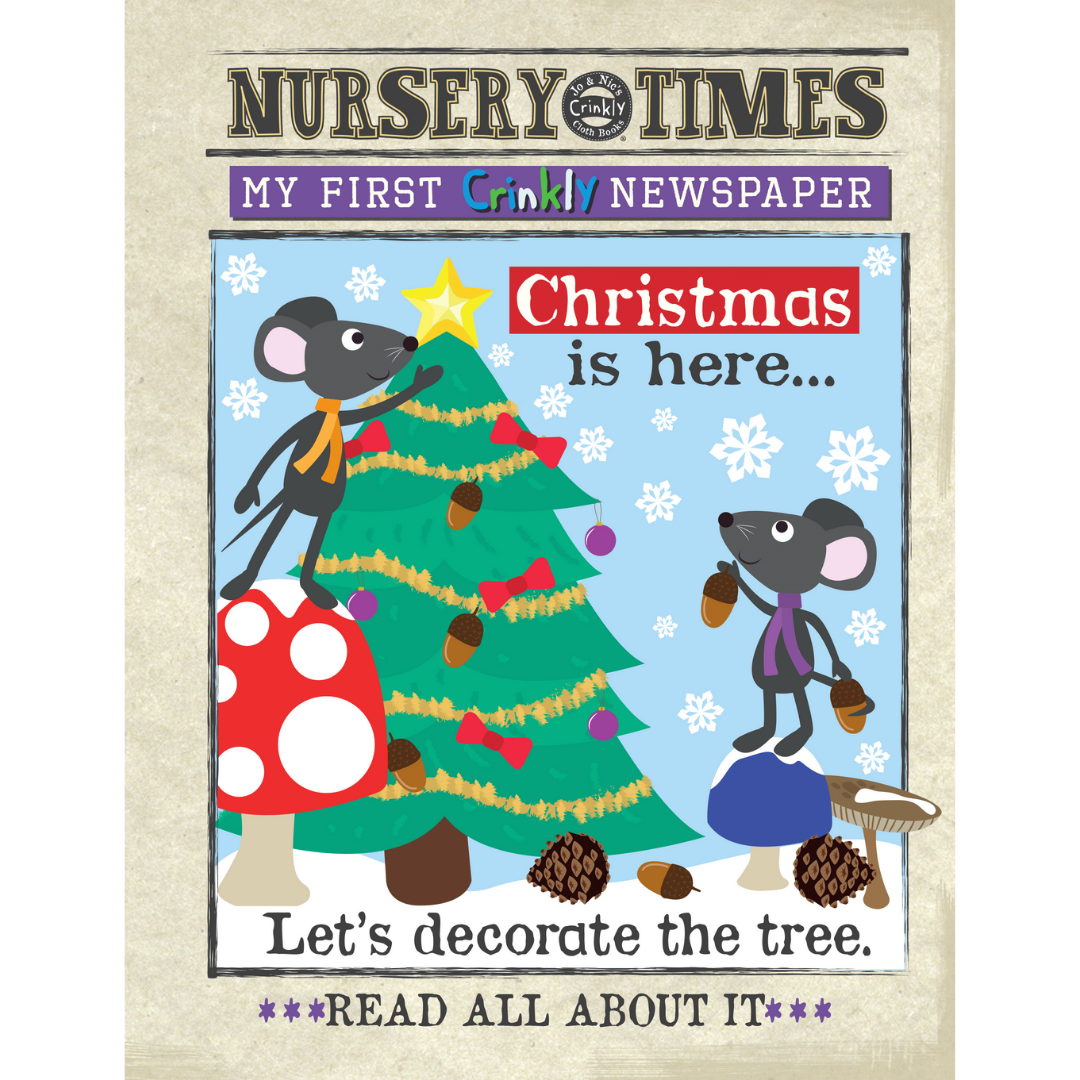 Nursery Times | Crinkly Newspaper | Christmas Is Here