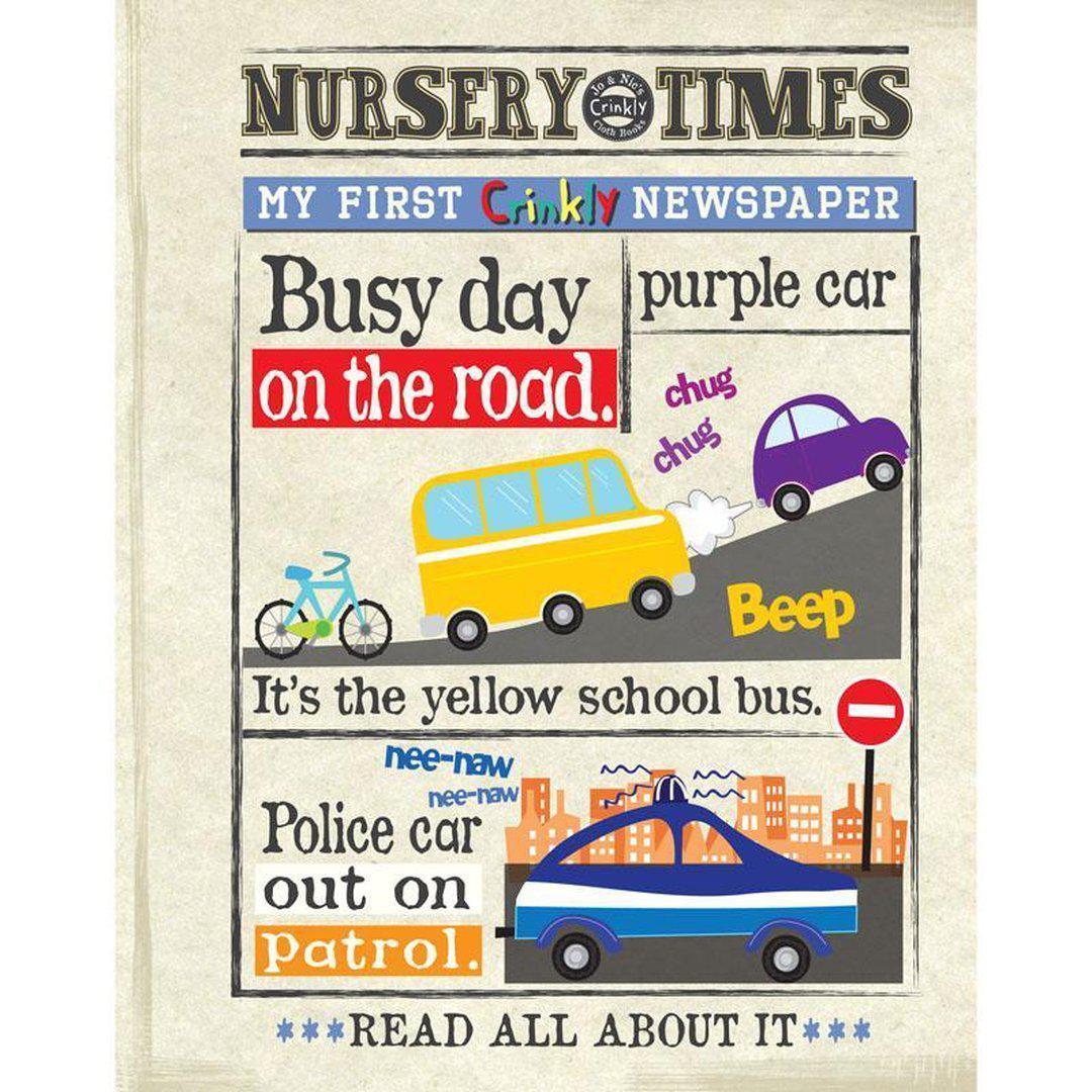 Nursery Times | Crinkly Newspaper | On The Road