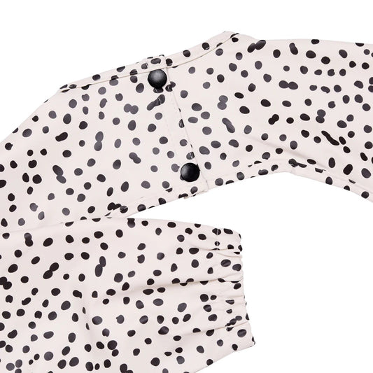 Long Sleeve Bib | Dalmatian Print