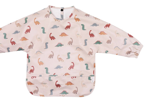 Long Sleeve Bib | Dinosaur Print