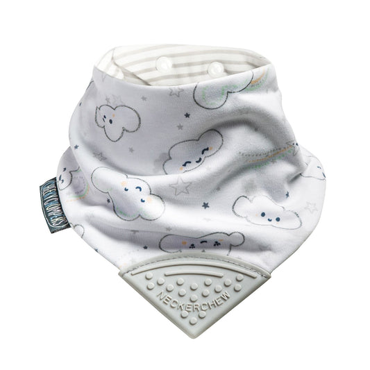 Teething Bib | Cloud Print