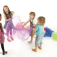 XL Rainbow Organza Fabric | Extra Large Sensory Scarf