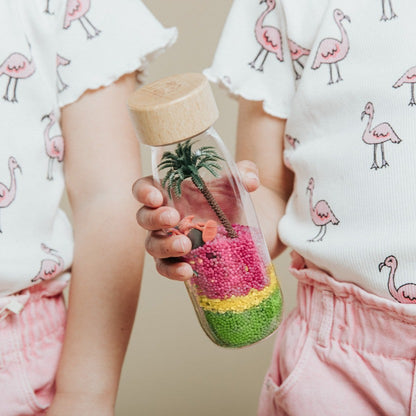 Flamingo Spy Sensory Bottle