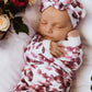 Fleur | Baby Jersey Wrap & Topknot Set