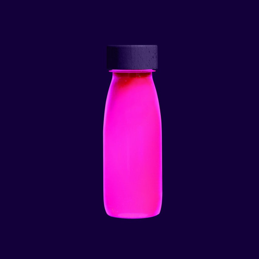 Fluorescent Pink Sensory Bottle | Glow In The Dark
