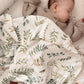 Forest Leaves Muslin Swaddle