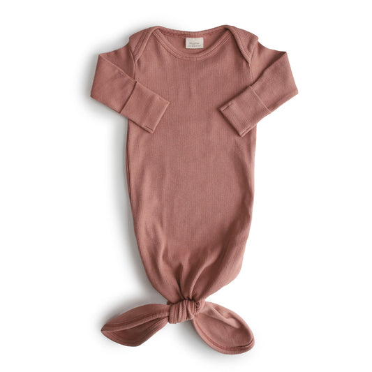 Mushie Knotted Gown | Cedar