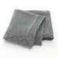 Knitted Grey Blanket