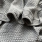 Knitted Grey Blanket