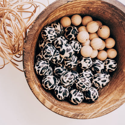 Leopard Print Nursing/Teething Necklace