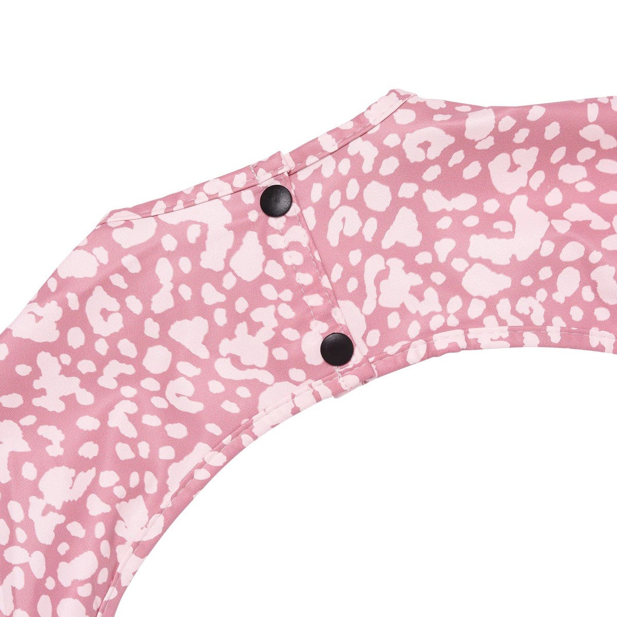 Long Sleeve Bib | Pink Leopard Print