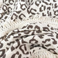 Leopard Print Fringe | Swaddle Blanket
